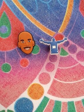 Basketball Croc Charms - Player Head & #23 Silhouette